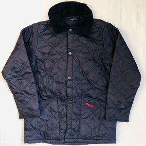 バブアー　Barbour ユースS ナイロン　中綿　キルティングジャケット　ブラック