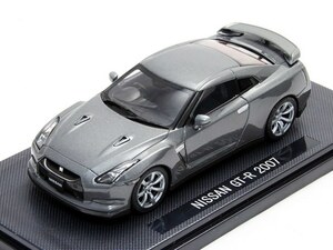 ■即決エブロ 1/43【日産 GT-R R35 2007 (ダークメタルグレー) 「HOT!」