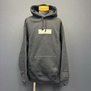 Supreme Burberry Box Logo hooded Sweatshirt Heather black size L 新品 シュプリーム バーバリー ボックスロゴ フーディー パーカー