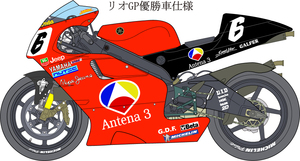 1/12ヤマハYZR500