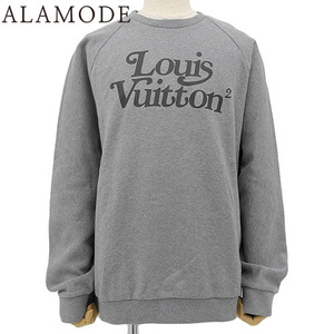 LOUIS VUITTON(ルイ・ヴィトン) スクエアードLVロゴ スウェット トップス RM202M アパレル トレーナー グレー 40802117747【アラモード】