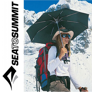 折り畳み傘コンパクト軽量＊SEA TO SUMMIT【シートゥサミット】撥水持続アンブレラ30DウルトラSIL【高強度】トレッキング【ブラック】