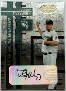 ランディ・メッセンジャー　499枚限定（229/499） MLB 直筆サインカード　2005 DONRUSS　FLORIDA MARLINS　阪神タイガース