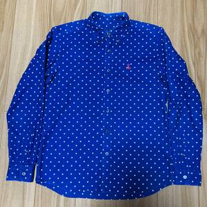 ■美品■SOPHNET. ドット柄 BDシャツ■L■2015AW■ソフ ソフネット■SOPH 156042■ボタンダウン■SCORPION EMBROIDERY POLKA DOT B.D SHIRT