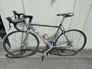 三903【中古品】三郷市直接引取歓迎 CINELLI チネリ UNICA ユニカ ロードバイク SHIMANO ULTEGRA ambrosio ホイール コロンブス グレー☆