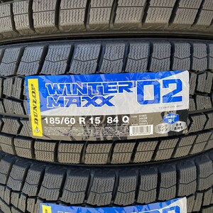 今季入荷分 2024年製 新品 ダンロップ ウインターマックス WM02 185/60R15 1本 185/60-15 スタッドレス 国内正規品 4本送料込51200円~