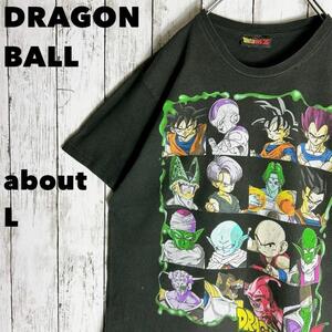 USA 海外企画 アニメtシャツ 00s【ドラゴンボールZ】L相当キャラプリント