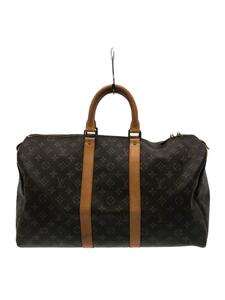 LOUIS VUITTON◆キーポル45_モノグラム_BRW/PVC/BRW/ボストンバッグ/M41428/