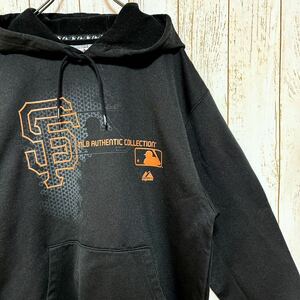 Majestic マジェスティック MLB SanFrancisco Giants サンフランシスコ・ジャイアンツ スウェット パーカー M メジャーリーグ USA古着