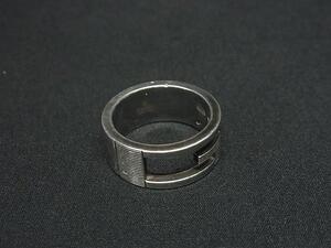 1円 GUCCI グッチ ブランデッドG SV925 リング 指輪 アクセサリー 表記サイズ10 (約10号) レディース メンズ シルバー系 BN1487