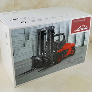 ディーゼルエンジン　フォークリフトモデル　LINDE HT100Ds-HT180Ds　ミニカー模型　長さ23ｃｍ　1:25スケール