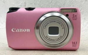 ◇カメラ◆Canon キャノン PC1590 PowerShot パワーショット A3200 IS ピンク コンパクト デジタルカメラ デジカメ 