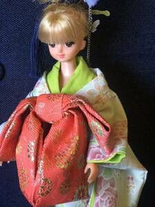 ジェニー ちゃん 花魁 着物 ドール 27センチドール momoko アウトフィット ハンドメイド 着せ替え人形