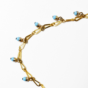 Vintage 1960’s　turquoise blue bracelet