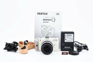 ★良品★PENTAX ミラーレス一眼 Q レンズキット ホワイト PENTAX QLKWH D416