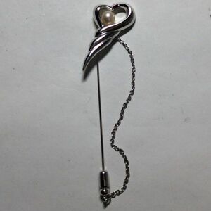 【中古アクセサリー】田崎真珠 ピンブローチ 約10.5g 刻印有 パール 真珠