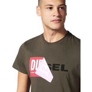 * ラスト * レアカラー * 正規品 DIESEL T-DIEGO-QA ディーゼル Tシャツ M / Olive *