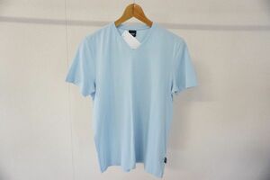 クリックポスト可【即決】HUGO BOSS ヒューゴボス メンズ 半袖Tシャツ 水色系 サイズ:S【880289】