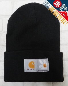 1H5810【クリックポスト対応】carhartt×Labros ビーニーキャップ ニットキャップ カーハート ラブロス