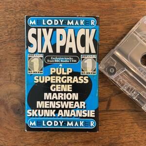 Melody Maker 1995年6月3日号 付録カセット Six Pack: Supergrass, Gene, Pulp, Menswe@r, Skunk Anansie