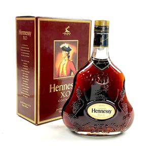 ヘネシー Hennessy XO 金キャップ クリアボトル 700ml ブランデー コニャック 【古酒】