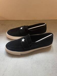 新品 NEXUSVII. ネクサスセブン × CONVERSE ADDICT コンバース アディクト ONE STAR LOAFER ワンスター スニーカー 1SC911 黒28 9.5