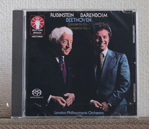 高音質CD/SACD/ベートーヴェン/ルービンシュタイン/バレンボイム/ピアノ協奏曲第3番/第4番/Beethoven/Rubinstein/Barenboim/Piano Concerto