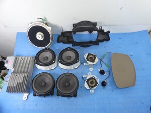 A6504 F ホンダ レジェンド KB1 純正 スピーカー アンプ ツィーター BOSE ボーズ セット 11点