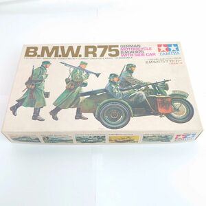 未組立品 タミヤ TAMIYA BMW R75 サイドカー 人形4体つき ( 1/35 ミリタリーミニチュアシリーズ) プラモデル