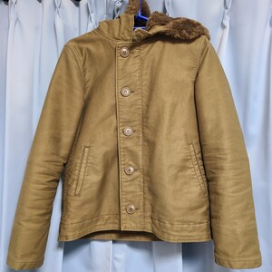 Alpha Industries アルファインダストリーズ N-1デッキジャケット サイズM フード カーキ E217-2506