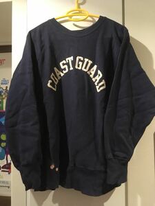 稀少サイズ！Champion リバースウィーブ チャンピオンリバースウィーブ USA製 ビンテージ スウェット 単色 M coast guard コーストガード