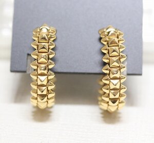 ☆ 【中古】 Cartier カルティエ クラッシュ ドゥ カルティエ SM ピアス 750