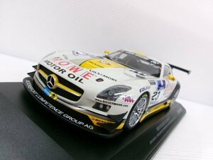 ミニチャンプス 1/18 メルセデスベンツ SLS AMG GT3 ROWE RACING #23 ADAC ニュルブルクリンク 24h 2013 (1331-452)