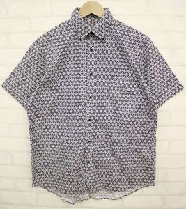 2T3385■ユナイテッドアローズブルーレーベル 半袖総柄シャツ UNITED ARROWS