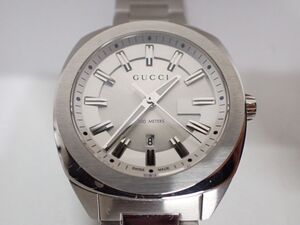 K461/6B◆GUCCI グッチ メンズ クオーツ 142.4 腕時計 シルバー 中古品◆