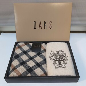 【未使用】タオルセット　DAKS　フェイスタオル　ウォッシュタオル　ダックス