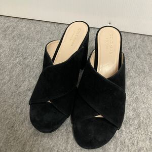 S379 COLE HAAN コールハーン サンダル ブラック サイズ:6B（約23.0cm）