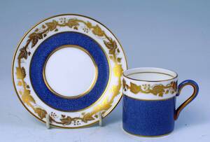  ウェジウッド 　　Whitehall ・　Demi Cup&Saucer 　　Lt.Blue (1級品)