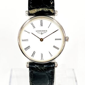 【1円スタート】LONGINES ロンジン L4.135.4 グランドクラシック SS ホワイト文字盤 クオーツ レディース腕時計 ジャンク 349808