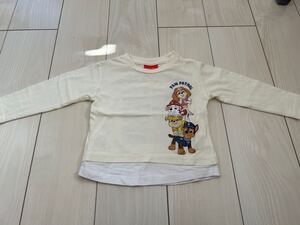 【カイタックファミリー】パウ・パトロール裾付長袖Tシャツ95☆ベビーキッズカットソーnickelodeon