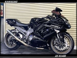 ★ZZ-R1400★ZZR1400★お得な車検丸々2年付き！★カスタムマフラー装着で爽快な1台！★スクリーン・フェンダーレス等カスタム多数！★