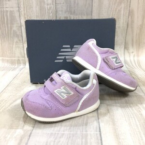 NZH2250●New balance : ベビーシューズ FS996BRI 箱付●12.0●バイオレット スニーカー キッズ 靴 スエード ニューバランス