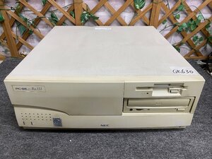 【送140サイズ】NEC　PC9821RA333D60　Cel-333/MEM31.6MB/HDD欠 FDDよりDOS起動OK ※電源スイッチ故障(ONのまま)