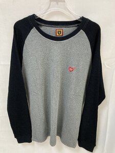 HUMAN MADE ヒューマンメイド カットソー サーマル THERMAL LONG-T 長袖シャツ 長袖 グレー 中古 M TJ 2