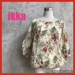 ikka イッカ トップス 花柄 M レディース