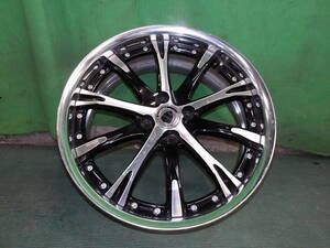 ☆　ホイール　SCHWERT WORK SV4　シュヴァート　18×7.5ＪJ　+38　PCD100　4H　メッキブラック　ポリッシュ　18インチ　1本　☆