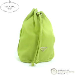 プラダ （PRADA） ヴィンテージ ナイロン テスート VELA ドローストリング コンテナ ポーチ 巾着 ハンド バッグ MV369 FELCE（中古）