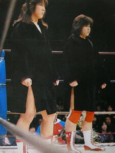 週刊ゴング1986年5月1日号　全日本女子プロレス宮城県スポーツセンター　3WA世界タッグ選手権　クラッシュ・ギャルズVS小倉由美&永堀一恵