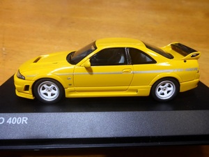 【京商】1/43 NISMO 400R 黄 ニスモ SKYLINE GT-R BCNR33 スカイライン ( GTR R32 R34 R35 Z-tune CRS 日産 NISSAN ニッサン)