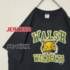 KA280【US輸入】JERZEES(ジャージーズ)　Tシャツ【2X】ブラック